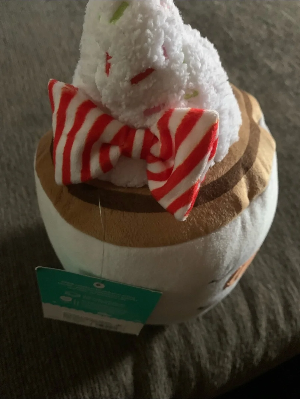 Pillowfort mini weighted hot cocoa snowman plush from Target.